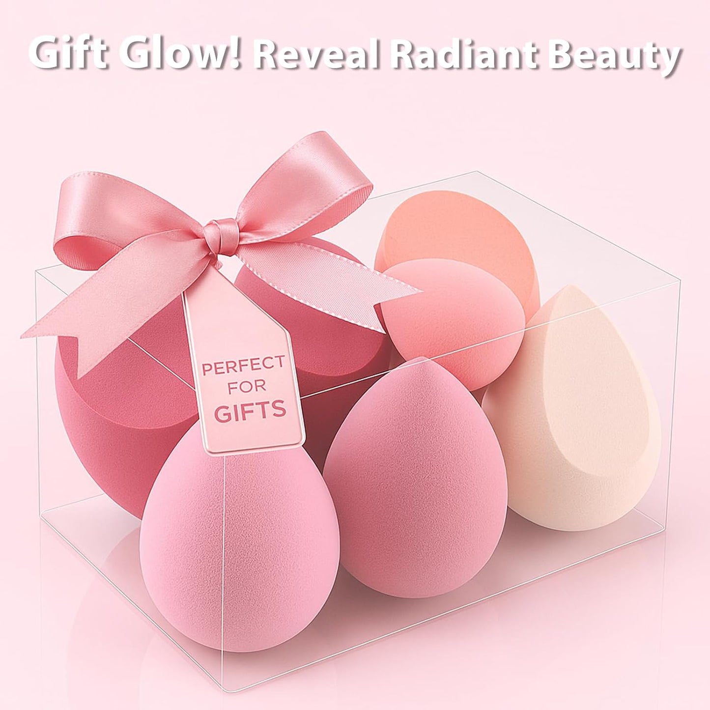 RadiantLook 7-Piece Makeup Sponge Set – Multi-Use, Latex-Free